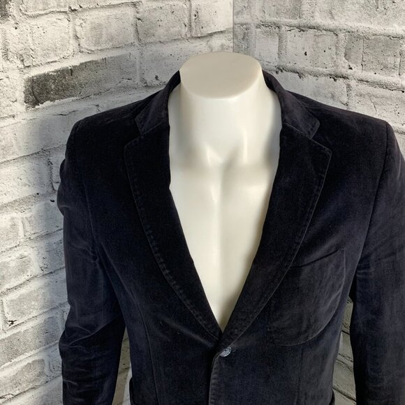 Balmain Paris Two Button Velvet Sport Coat Blazer - Picture 2 of 16